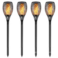 Pinsheng 2 Year Warranty Excellent Landscape Flame Torch Lights Outdoor High Quality Park Garden Pillar Solar Light